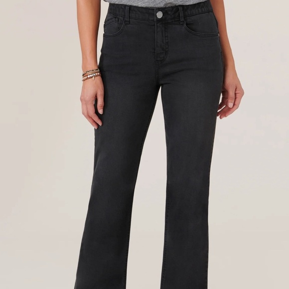 Democracy Denim - Democracy "Ab"solution High Rise Itty Bitty More Boot with Clean Finish Fray Hem